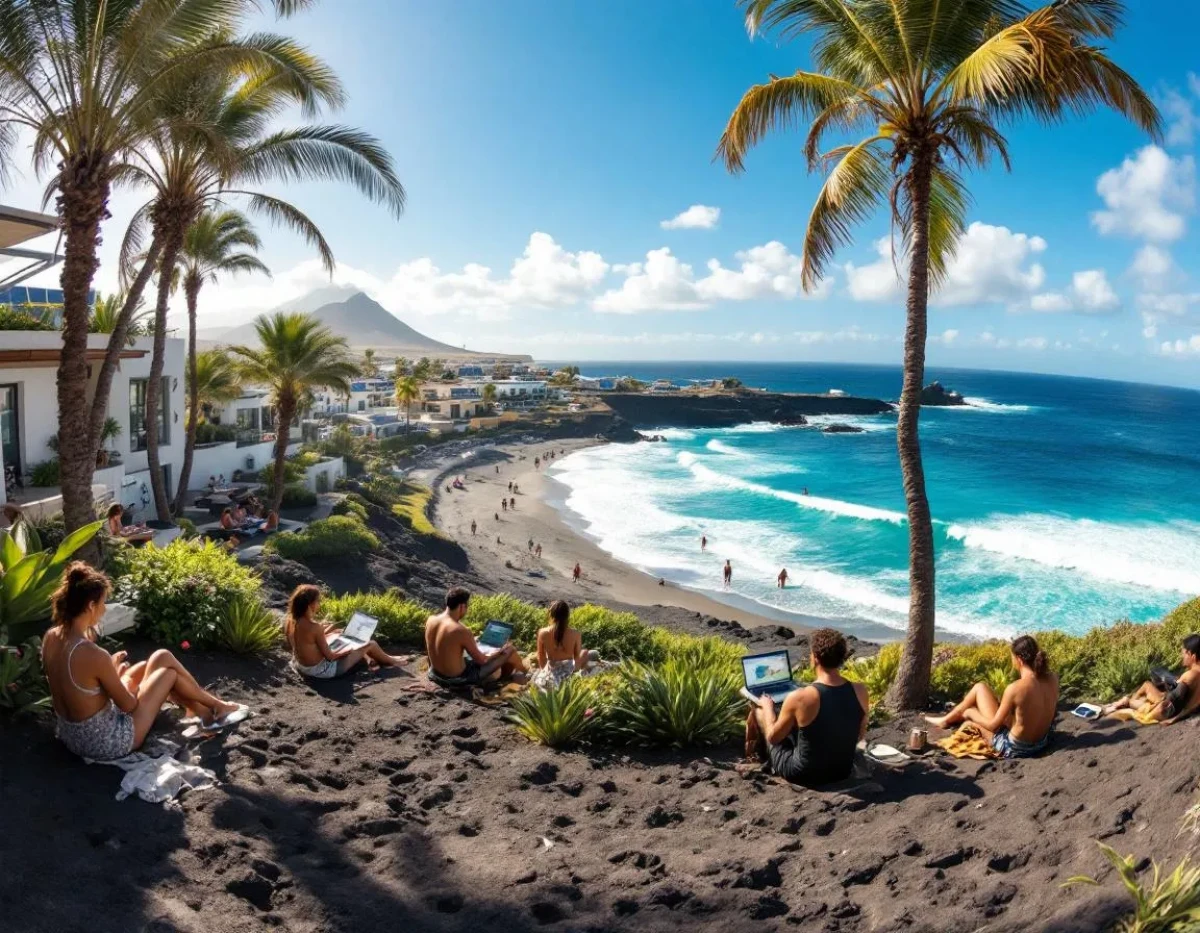 Lanzarote Transformée : Le Nouveau Paradis des Nomades Digitaux Découvert!